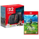 Konsola Nintendo Switch 2 256GB czarny + The Legend of Zelda Breath of the Wild, Mario Kart World + lewy i prawy kontroler Joy-Con 2