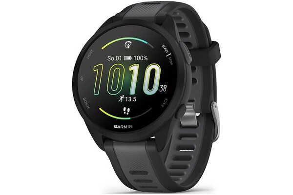 Smartwatch Garmin Forerunner 165 Music 1.20" czarno-szary