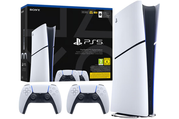 Konsola Sony PlayStation 5 Slim 825GB biały + Kontroler PlayStation