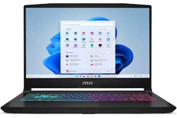 Laptop MSI Katana 15 15.6" Intel Core i7 14650HX NVIDIA GeForce RTX 5070 4GB 1TB SSD Windows 11 Home czarny
