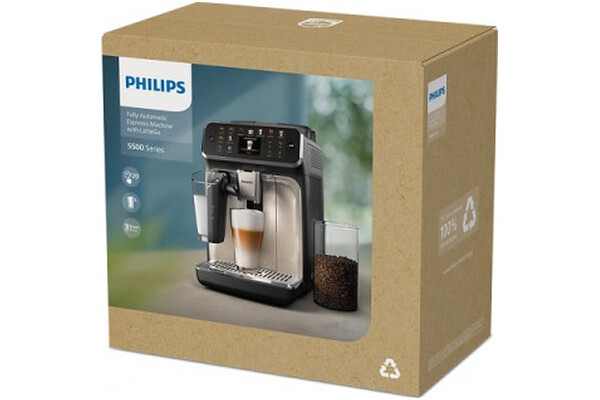 Ekspres Philips LatteGo EP5547/90 automatyczny szaro-czarny