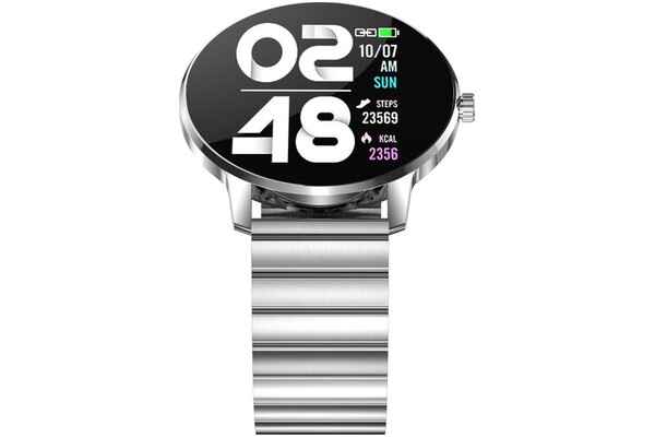 Smartwatch Bemi Ari czarno-srebrny