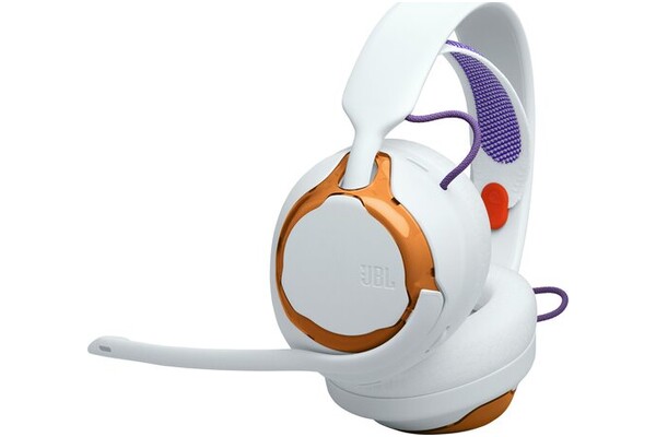 Słuchawki JBL Quantum 250 Nauszne Przewodowe biało-złoty