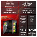 Mad Dog EXO-A05WR32 AMD Ryzen 5 32GB DDR5 Nvidia GeForce RTX 5060 8GB 1TB SSD brak