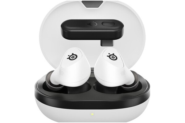 Słuchawki SteelSeries Arctis Douszne Bezprzewodowe biało-czarny