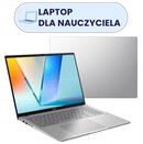 Laptop ASUS Vivobook S16 16.0" Qualcomm Snapdragon Snapdragon QUALCOMM Adreno 16GB 512GB SSD Windows 11 Home srebrny