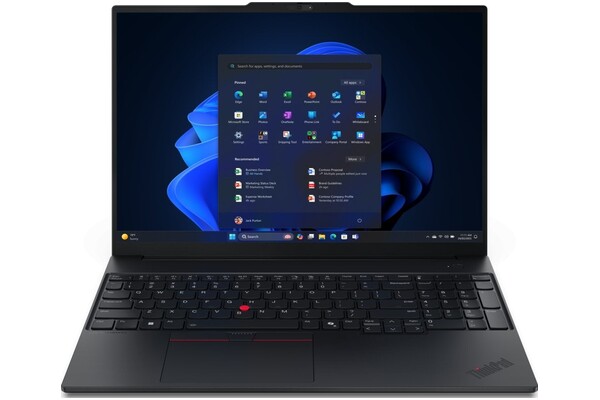 Laptop Lenovo ThinkPad E16 16.0" AMD Ryzen 7 250 AMD Radeon 780M 16GB 512GB SSD M.2 Windows 11 Professional czarny