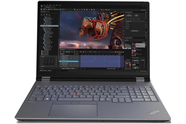 Laptop Lenovo ThinkPad P16 16.0" Intel Core i7 14700HX NVIDIA RTX 3500 Ada Generation 4GB 1TB SSD M.2 Windows 11 Professional szary