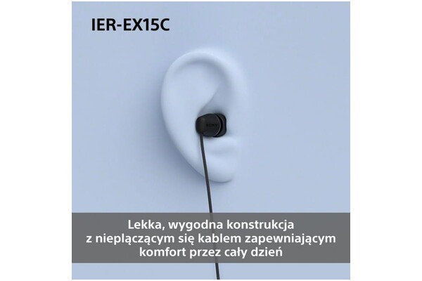 Słuchawki Sony USBC Dokanałowe Przewodowe niebieski