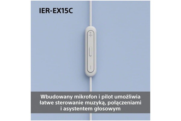 Słuchawki Sony USBC Dokanałowe Przewodowe niebieski
