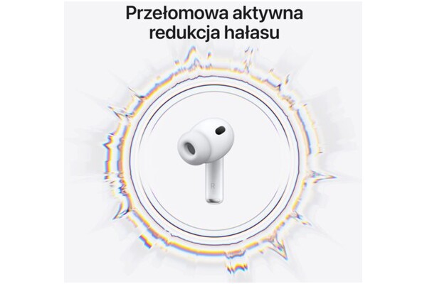 Słuchawki Apple AirPods Pro 3 Dokanałowe Bezprzewodowe biały