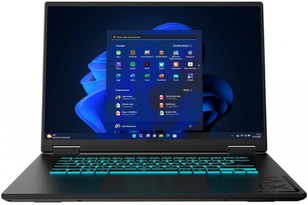 Laptop GIGABYTE A16 16.0" Intel Core i7 13620H NVIDIA GeForce RTX 5070 32GB 1TB SSD Windows 11 Professional czarny