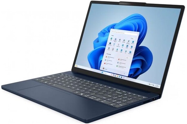 Laptop Lenovo IdeaPad Slim 3 15.3" AMD Ryzen 5 7533HS AMD Radeon 660M 40GB 512GB SSD Windows 11 Home niebieski