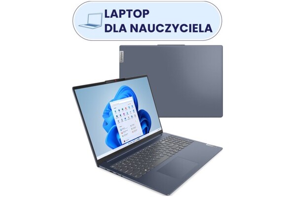 Laptop Lenovo IdeaPad Slim 5 16.0" AMD Ryzen 7 7730U AMD Radeon 16GB 512GB SSD Windows 11 Home niebieski