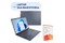 Laptop Lenovo IdeaPad Slim 5 16.0" AMD Ryzen 7 7730U AMD Radeon 16GB 512GB SSD Windows 11 Home niebieski