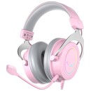 Słuchawki Fifine AmpliGame H3 Nauszne Przewodowe Różowo-szary