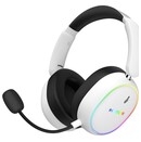 Słuchawki Hator Phoenix 2 Nauszne Bezprzewodowe biało-czarny