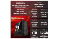 Mad Dog DEEPCOOL-I16WR32WH Intel Core i5 32GB DDR5 AMD Radeon RX 7800 XT 16GB 1TB SSD Windows 11 Home