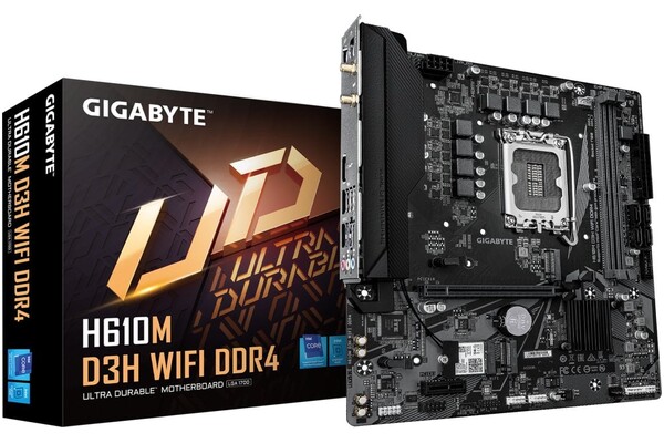 Płyta główna GIGABYTE H610MD3H Socket 1700 Intel H610 DDR4 microATX