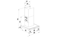 Okap kuchenny Kominowy Beko HCB62741BGH 60.0cm beżowy