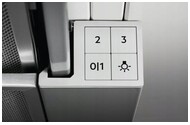 Okap kuchenny wkład - teleskopowy Electrolux LFP326AB 59.8cm szary