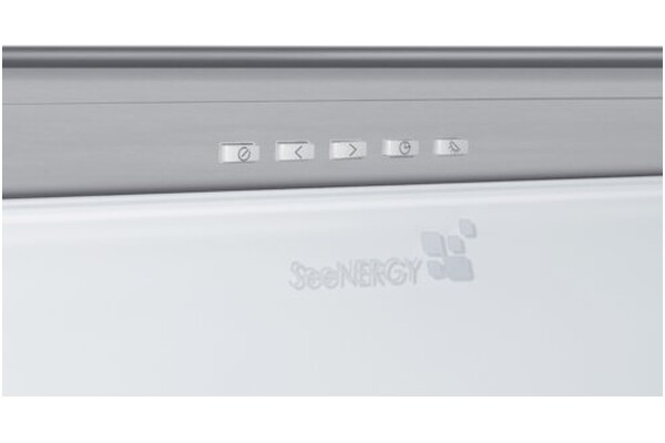 Okap kuchenny Wkład SeeNERGY Iris Incasso Vetro 76.3cm biały