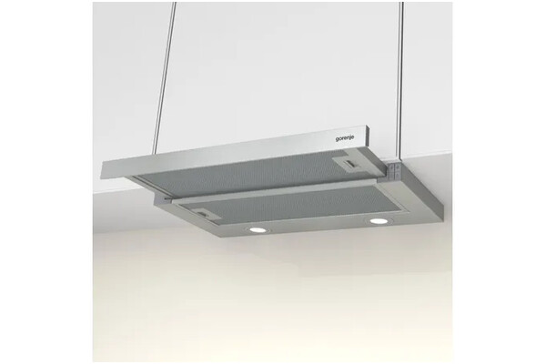 Okap kuchenny wkład - teleskopowy Gorenje TH62E4X 60.0cm srebrny