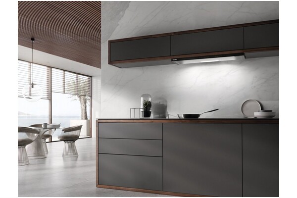 Okap kuchenny Wkład MIELE DAS4930 89.6cm srebrny