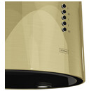 Okap kuchenny Wyspowy KERNAU KCH04401 38.0cm Żółto-złoty