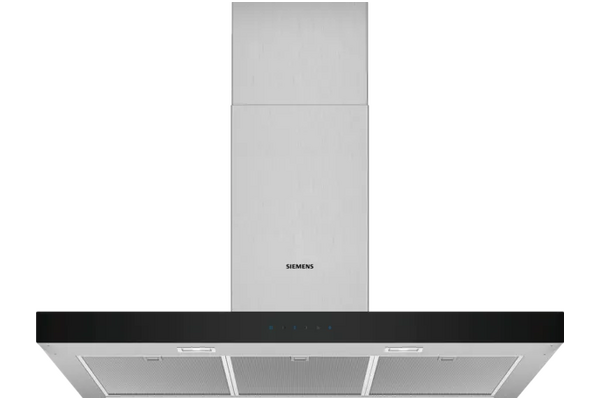 Okap kuchenny Kominowy Siemens LC96BFM50 90.0cm srebrny