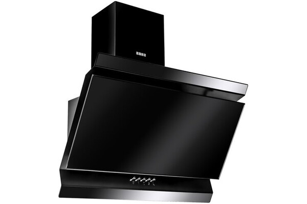 Okap kuchenny Kominowy VDB Deco 60 60.0cm czarny