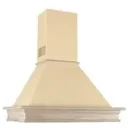 Okap kuchenny Kominowy VDB Classic L 90 90.0cm kremowo-drewniany