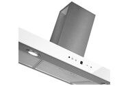 Okap kuchenny Kominowy AFRELLI Nuvola 90.0cm biało-inox