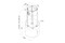 Okap kuchenny wyspowy - tuba AFRELLI Arco 40.0cm Inox