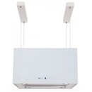 Okap kuchenny Wyspowy AFRELLI Italo Glass Max 60.0cm biały