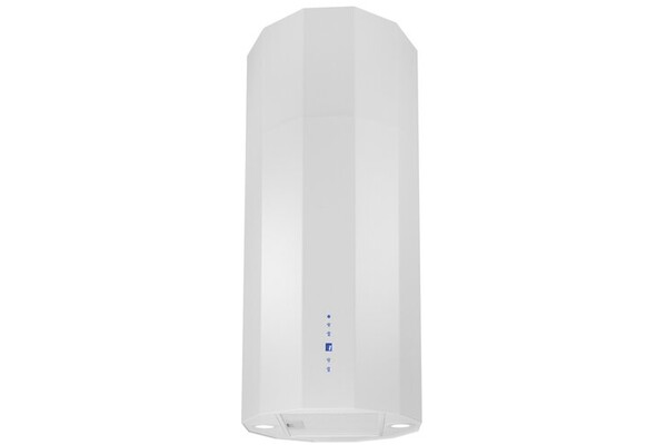 Okap kuchenny wyspowy - tuba AFRELLI Sandro 40.0cm biały