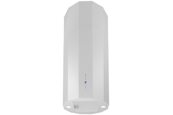 Okap kuchenny wyspowy - tuba AFRELLI Sandro 40.0cm biały
