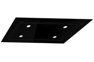 Okap kuchenny Sufitowy AFRELLI Solari Sofito 120.0cm czarny