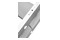 Okap kuchenny Wyspowy AFRELLI Nuvola Isola 60.0cm Inox-biały