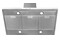 Okap kuchenny wyspowy - T-line AFRELLI Nuvola Isola 90.0cm Inox-biały