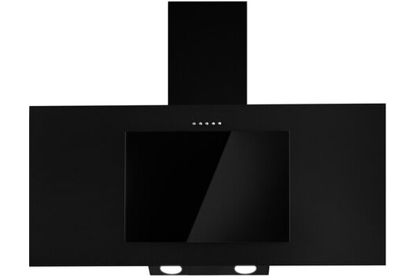 Okap kuchenny Skośny TOFLESZ Fiera Sprint 90.0cm czarny