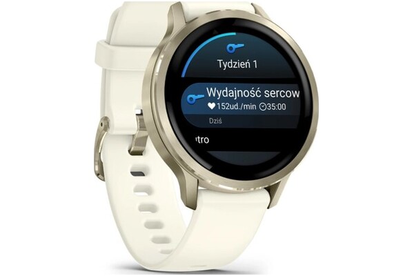 Smartwatch Garmin Venu 4 1.20" beżowo-biały