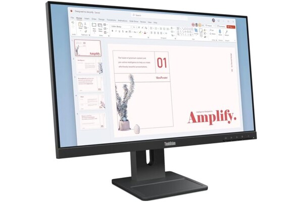 Monitor 23.8" Lenovo ThinkVision E24-40 czarny