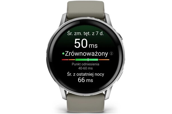 Smartwatch Garmin Venu 4 1.40" srebrno-szary