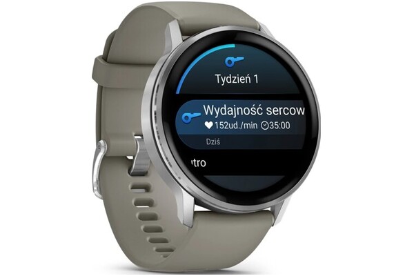 Smartwatch Garmin Venu 4 1.40" srebrno-szary