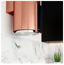 Okap kuchenny Kominowy GLOBALO Roxano 39.1 40.0cm czerwony