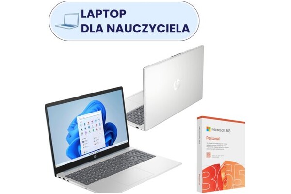 Laptop HP HP 15 15.6" AMD Ryzen 7 7730U AMD Radeon 16GB 512GB SSD Windows 11 Home srebrny