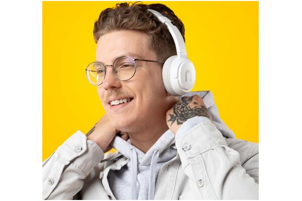 Słuchawki Niceboy Hive Prodigy Nauszne Bezprzewodowe biały