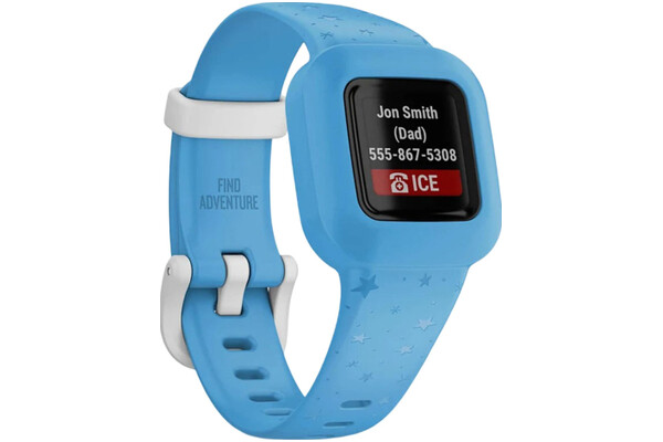 Smartband Garmin Vivofit Junior 3 niebieski