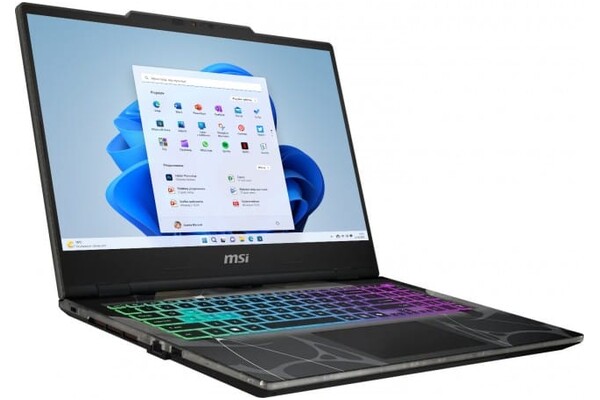 Laptop MSI Cyborg 15 15.6" Intel Core i7 240H Nvidia GeForce RTX 5060 32GB 1TB SSD Windows 11 Home czarny